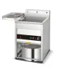 Ашық қақпақпен және stainless steel конструкциясымен электрлі фритюрница