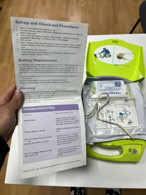 Инструкция по настройке и проверке автоматизированного внешнего дефибриллятора ZOLL AED Plus