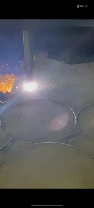 Металл сақиналарын плазмалы кесу процесі