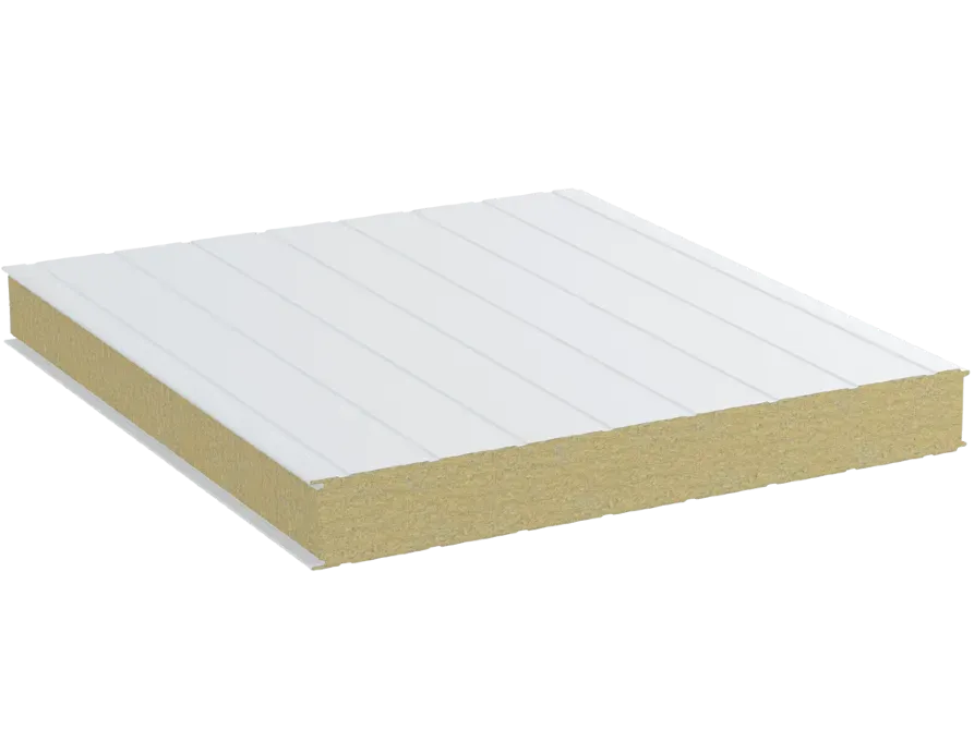 Сэндвич-панель с гладкой поверхностью и теплоизоляцией