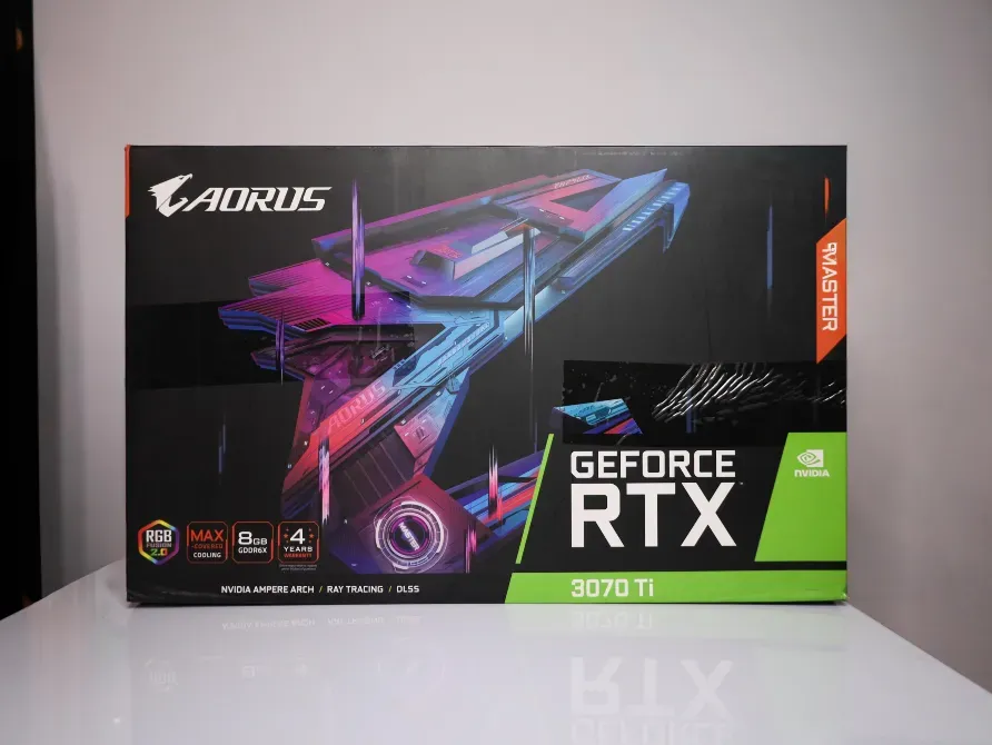 Видеокарта AORUS GeFors 3070 TI MASTER Алматы қаласы - сурет 1