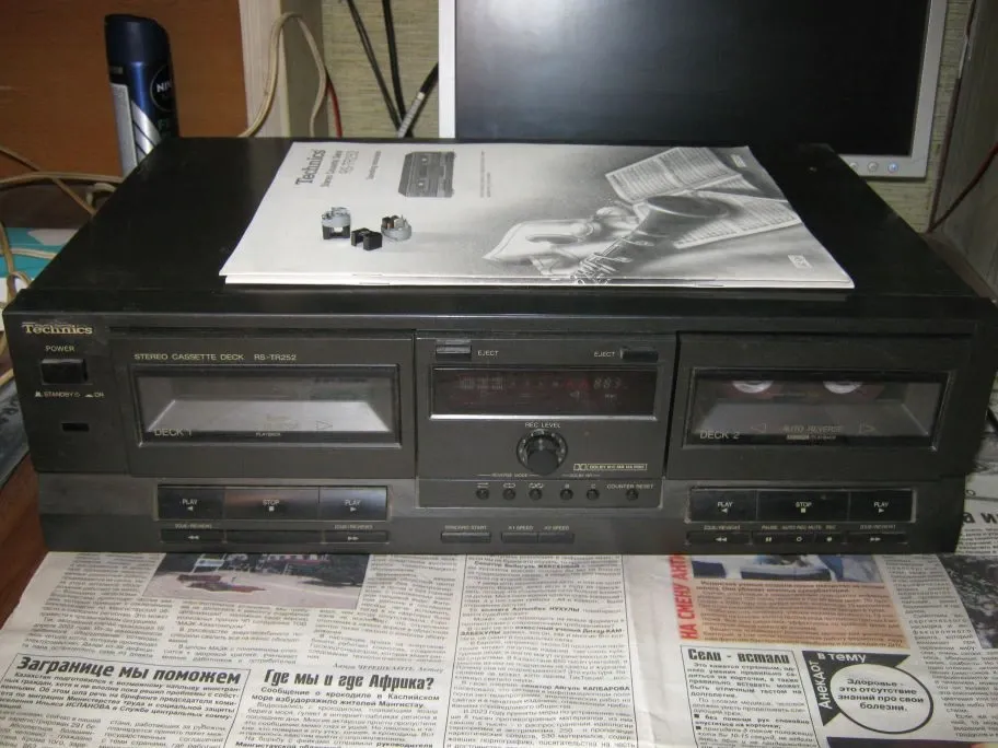 Кассеталық магнитофон Technics және нұсқаулық