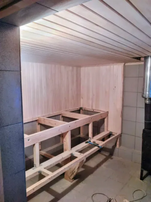 Сауна құрылысын салу, ағаш бөренелер мен қабырғалар