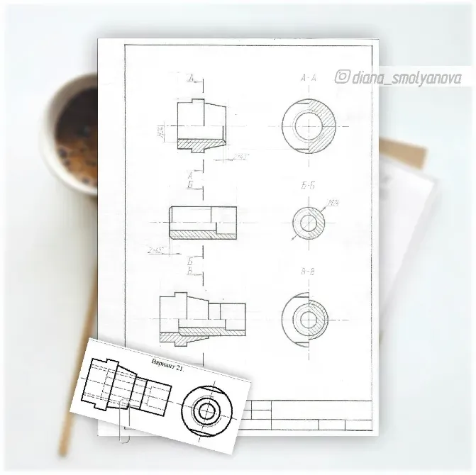 Черчение / Графика и проектирование / Инженерная графика Шахтинск қаласы - сурет 1