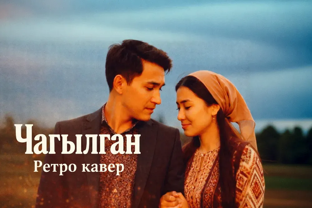 Күн батып бара жатқанда қол ұстасқан жұп