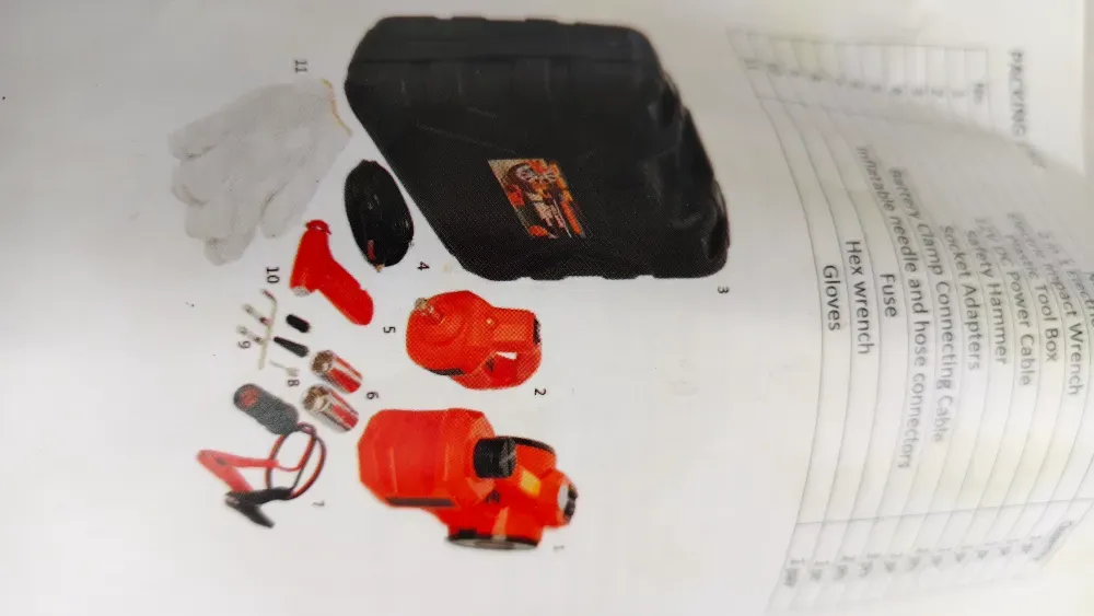 Изображение с перечислением содержимого набора и инструкцией