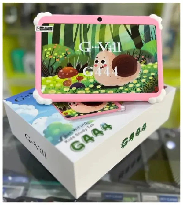 Планшет G-Vill G444 с мультяшным дизайном и упаковкой