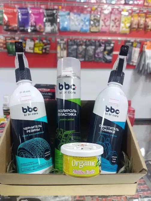 Набор уходовых средств для пластика и резины