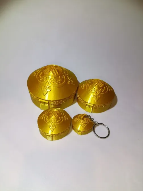 Дәстүрлі өрнектермен сәнделген жүк 3D-принт модельдері