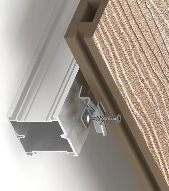 Терраса тақтасы үшін бекіту құрылымы