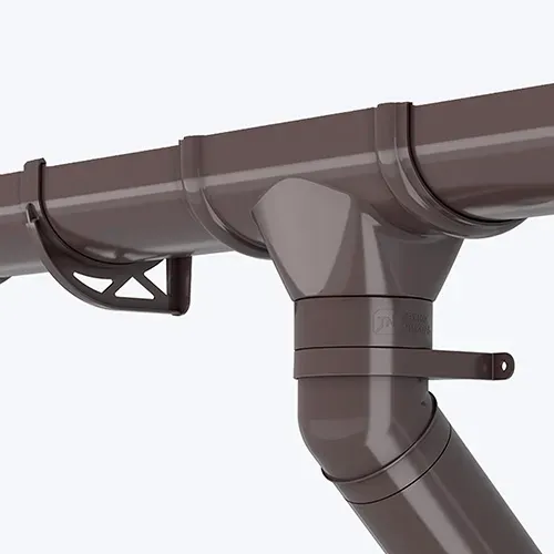 Түрлі құбырлармен жаңбыр суын ағызу жүйесінің инфографикасы