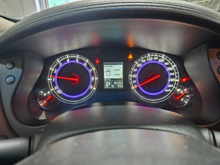 Автокөліктің аспаптар панелі көрсеткіштері