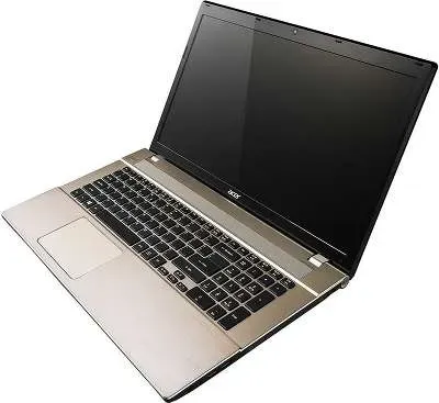 Acer ноутбугінің ашық экраны мен пернетақтасы