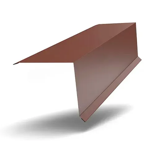 Қызыл түсті металлдан жасалған кәріздік карниз