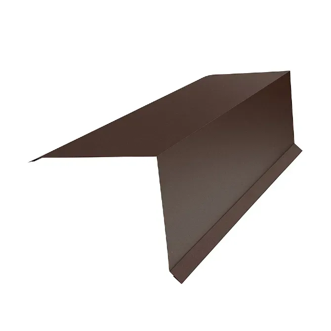 Қоңыр түсті металлдан жасалған кәріздік карниз