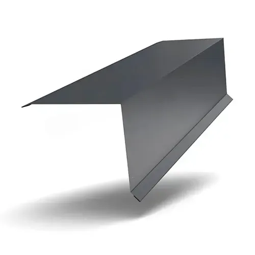 Сұр түсті металлдан жасалған кәріздік карниз