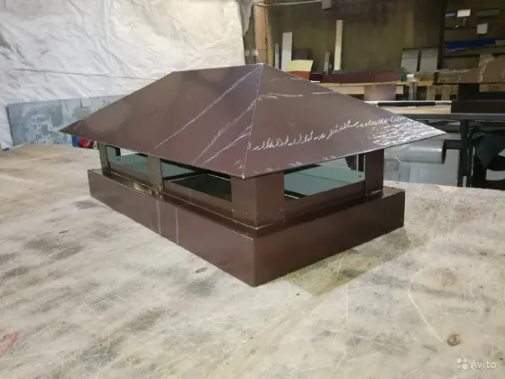 Крыша с четырьмя скатами из металла