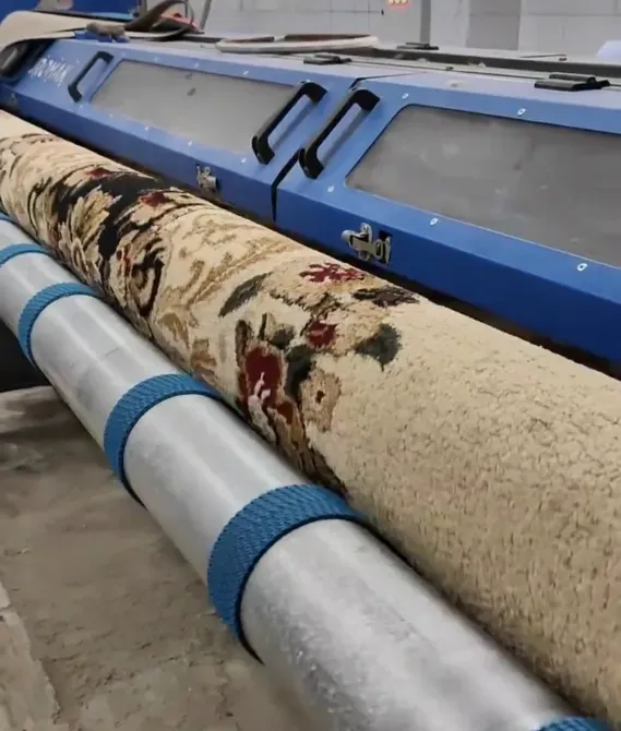 Ковры, помещенные в автоматизированную систему очистки