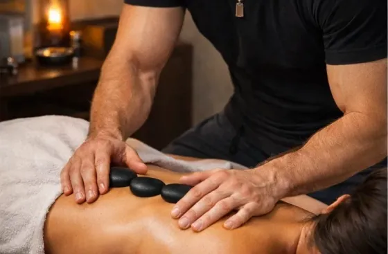 Услуга массажа ног в спа-салоне