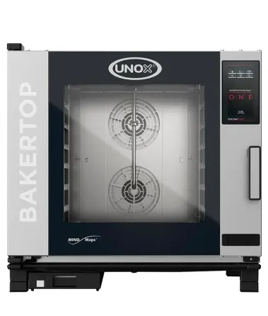 Профессиональная конвекционная печь Unox Bakertop с технологией MINA и двойными вентиляторами для равномерного прогрева
