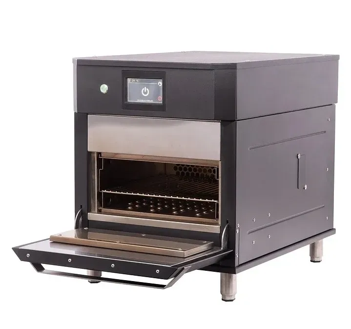 Электрическая печь с цифровым управлением и открывающейся дверцей для приготовления пищи