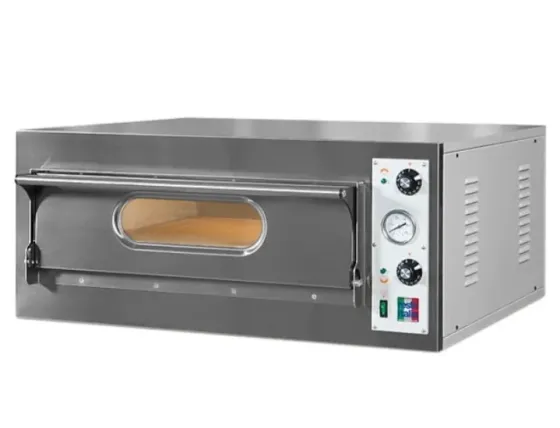 Электрическая пекарская печь с прозрачным окном и панелями управления