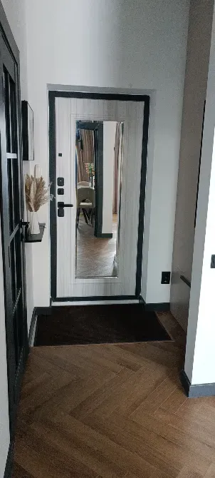 Входная дверь с зеркалом