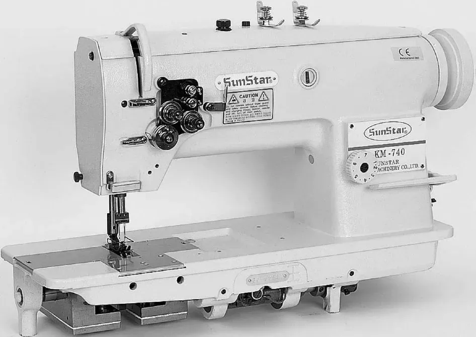 Швейная машина SunStar KM-740 с горизонтальным челноком и высококачественным швом