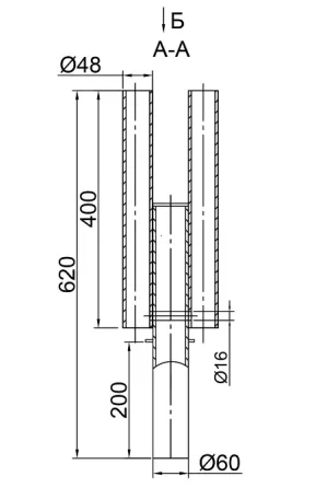 Модель трубной конструкции