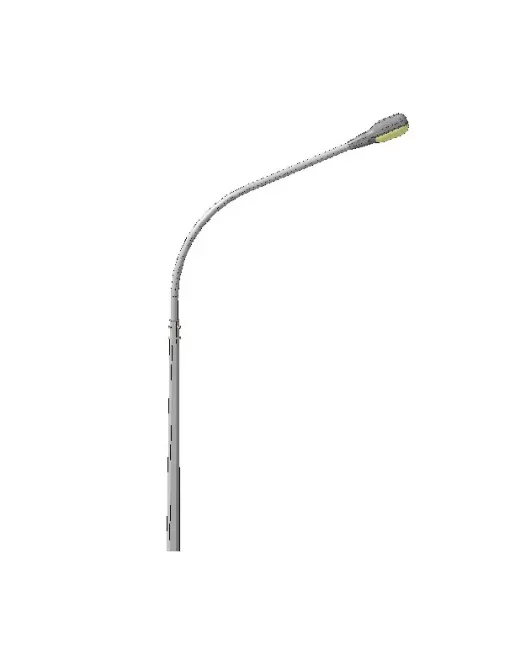 Уличный светильник с изогнутой формой