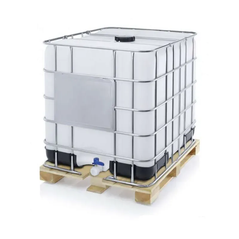 Контейнер для жидкостей на поддоне с краном и защитной сеткой