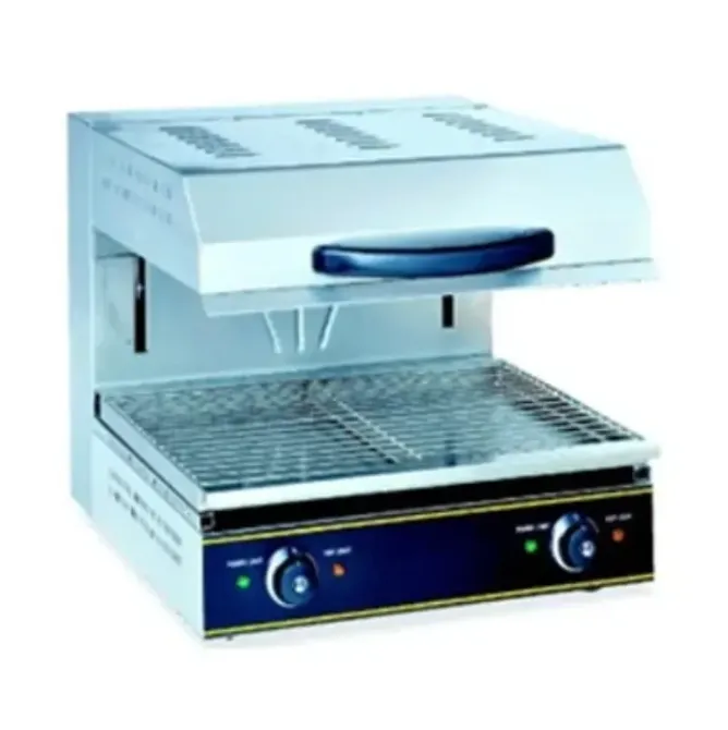 Электрический гриль с антипригарной решеткой для приготовления продуктов