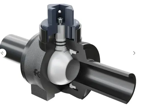 Клапан для контроля потока воды из пластика