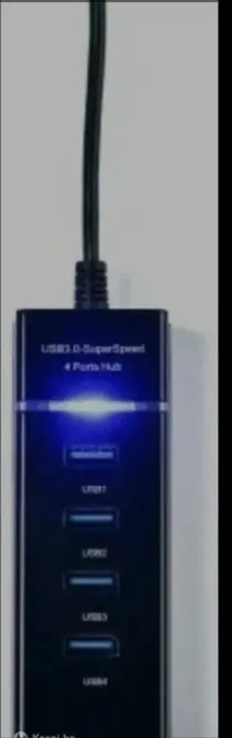 USB хаб с подсветкой и четырьмя USB 3.0 портами