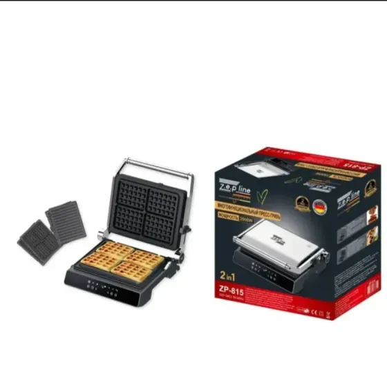 Вафельницу таза тазалау оңай, губка немесе сүлгімен сүрту жеткілікті, ыдыс жуғыш машинада жууға болады