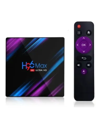 Устройство видеоплеера H96 Max с пультом управления