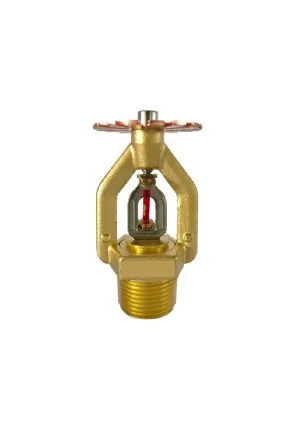 Спринклер для противопожарной системы, металлический корпус, с термочувствительным элементом и резьбой