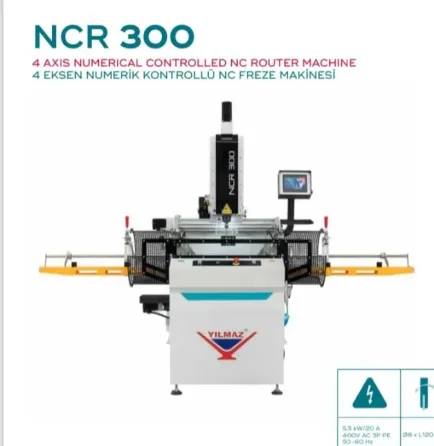Машина с ЧПУ NCR 300 для фрезеровки на 4 осях