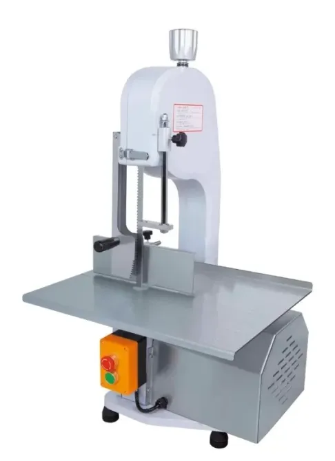 Промышленная ленточная пила для резки древесины и других материалов, с мощным мотором и безопасным управлением