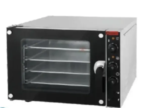 Духовка с четырьмя полками и ручками управления