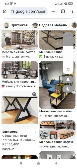 Металлическая мебель в стиле лофт с разнообразными дизайнами и отделками