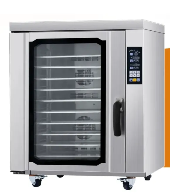 Промышленная конвекционная печь с прозрачной дверцей и регулируемыми полками для отделки и приготовления пищи
