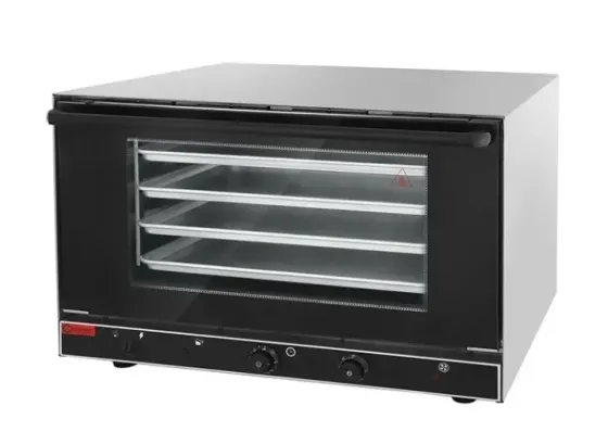 Ашық есігі және пісіру үшін сөрелері бар электрлік пеш