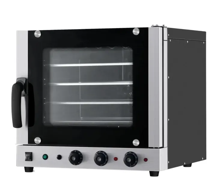 Электрическая печь с прозрачной дверцей и регулируемыми ручками управления