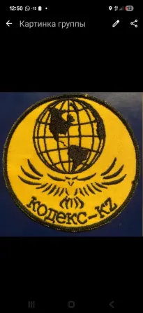 Символика организации на эмблеме с глобусом и надписью 