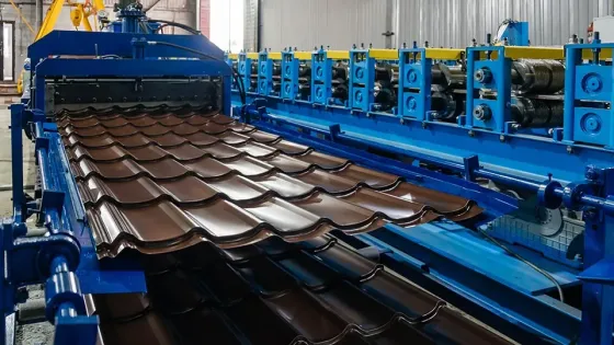 Машина для производства кровельной плитки