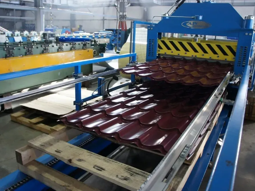 Машина для производства кровельной плитки