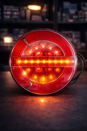 LED фарлар 12/24В жүк көліктері мен арнайы техника үшін