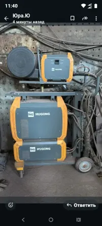 Скатушка және кабельдері бар дәнекерлеу жабдығы