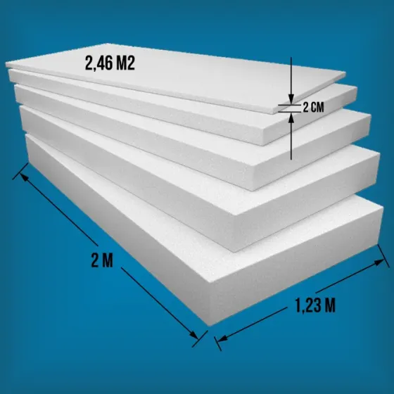Плиты пенопласта различных толщин и размеров, на фоне синего | Плиты пенопласта различной толщины и размеров, на синем фоне | Плиты пенопласта разной 